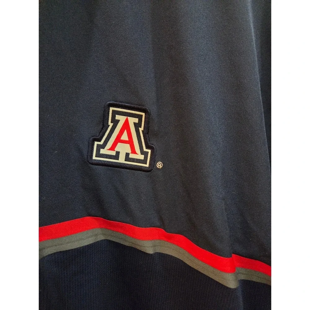 Nike Arizona Wildcats Dri-FIT Polo Shirt Mens‎ XXL Navy Blue NCAA Arizona Logo